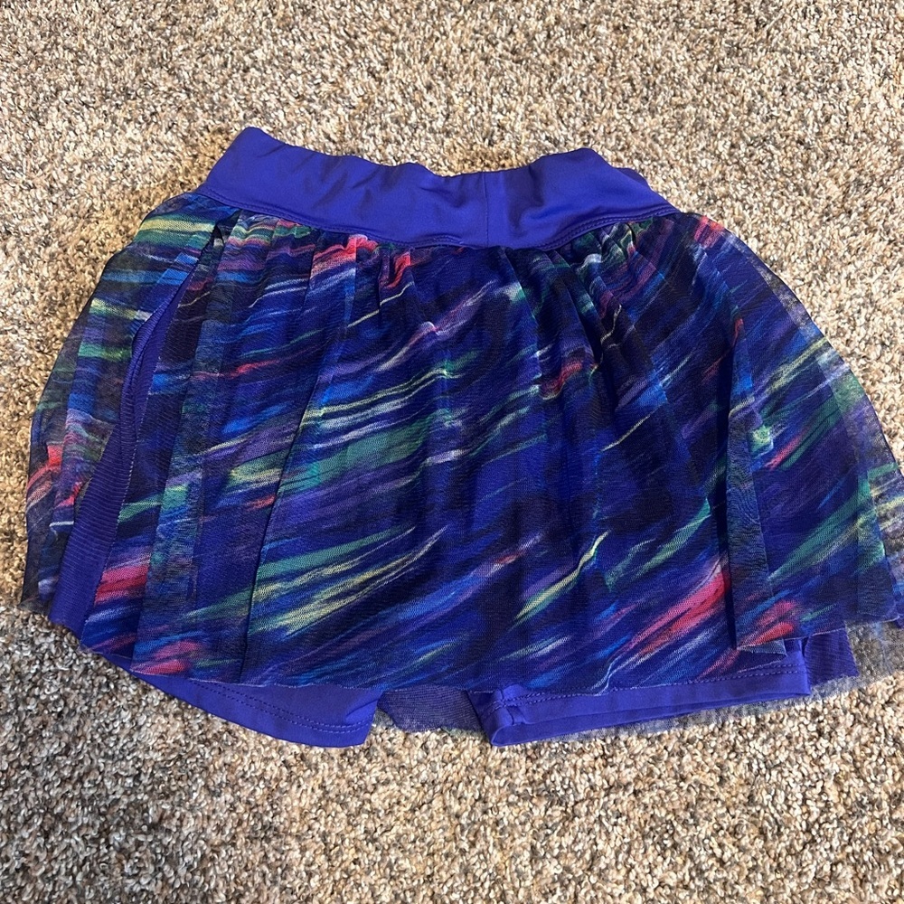 Blue ADIDAS girls like 6 Skort - Picture 4 of 4